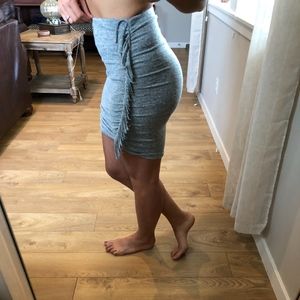 express fringe skirt